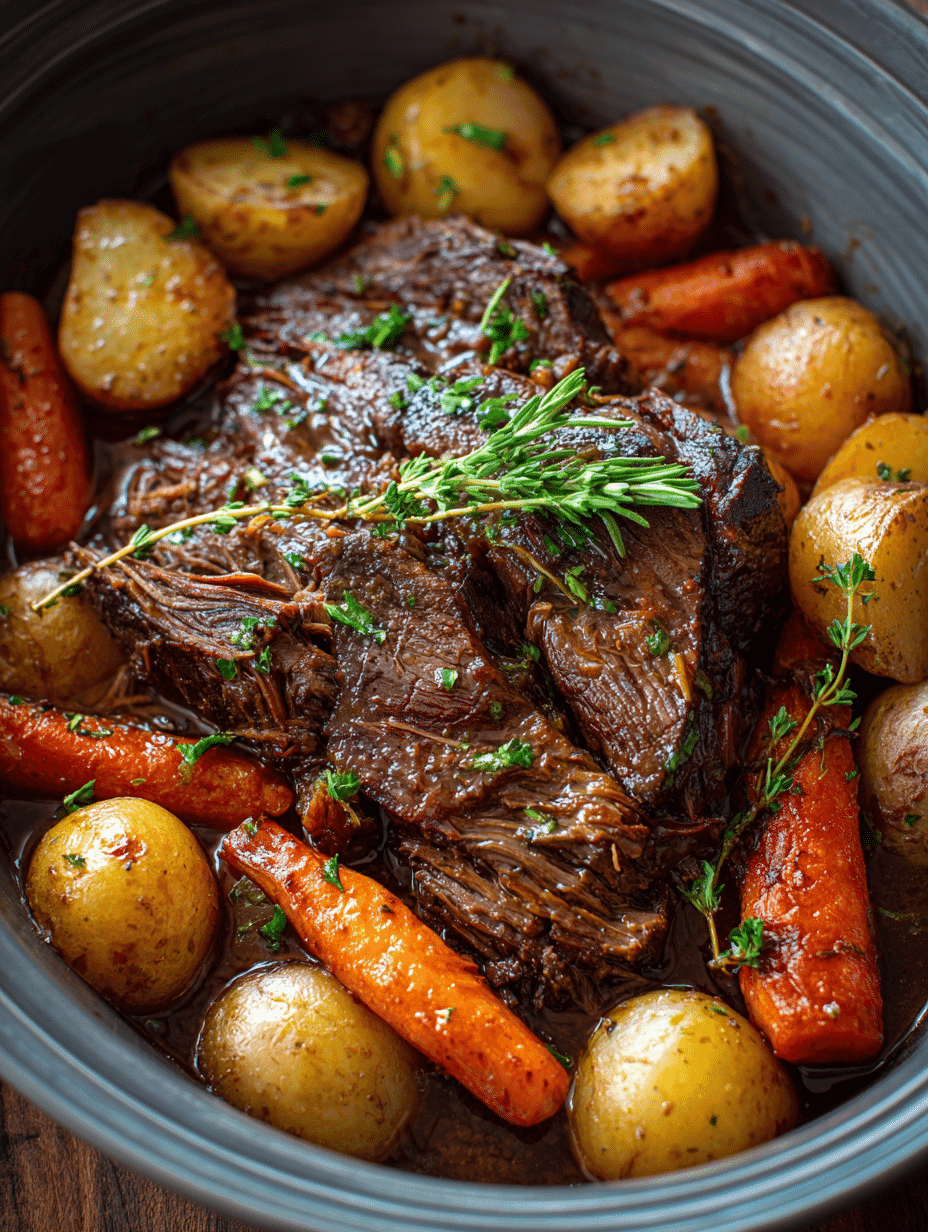 Crockpot 5-Ingredient Pot Roas