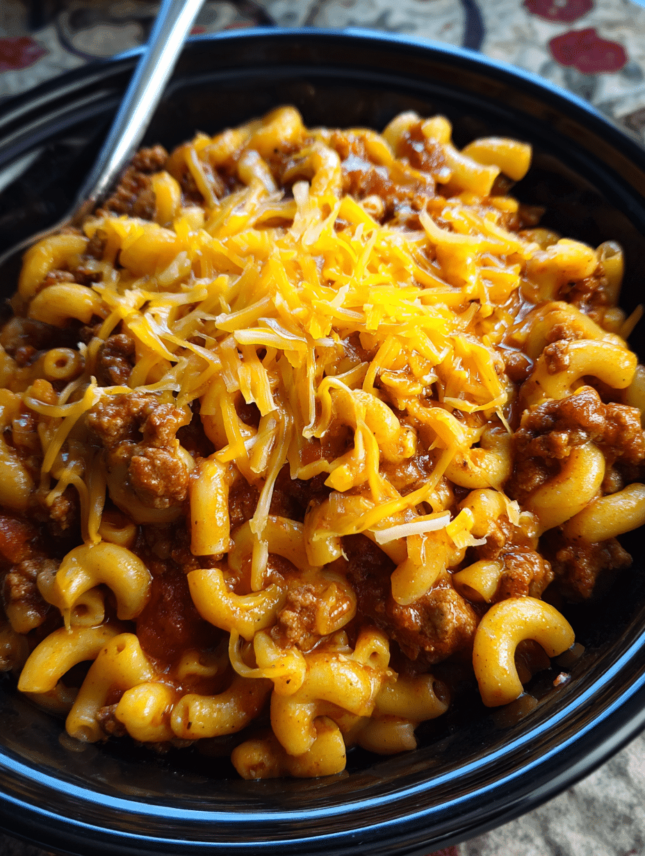 Crockpot Cheddar Chili Mac: The Comfort Meal That Changed My Evenings