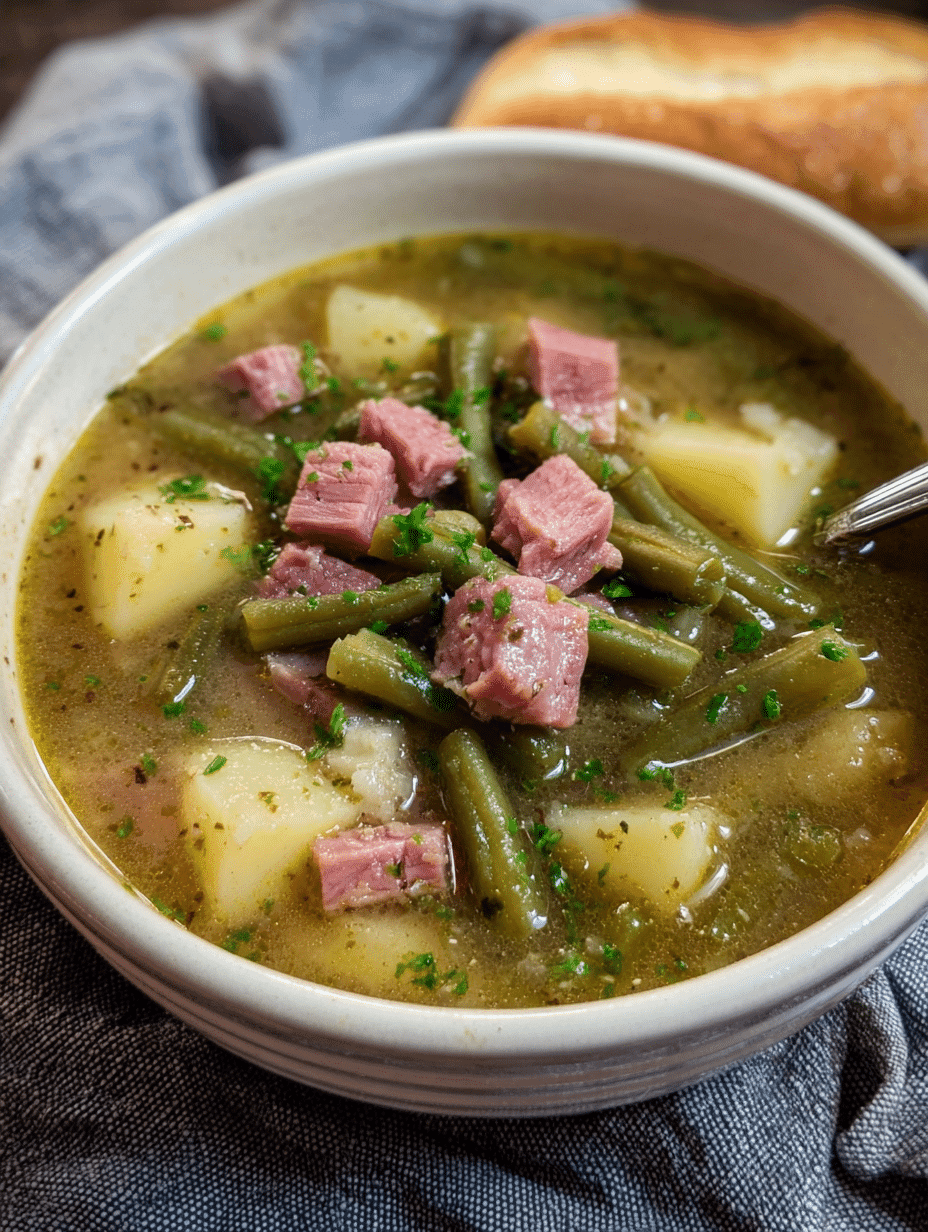 Ham, Potato & Green Bean Soup: A Cozy Kitchen Story + Delicious & Easy Recipe