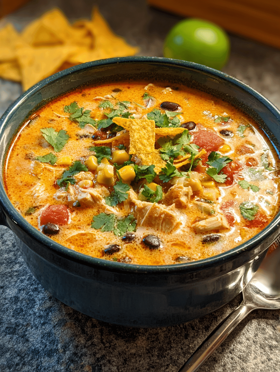 How I Found Comfort in a Bowl My Creamy Chicken Tortilla Soup Story