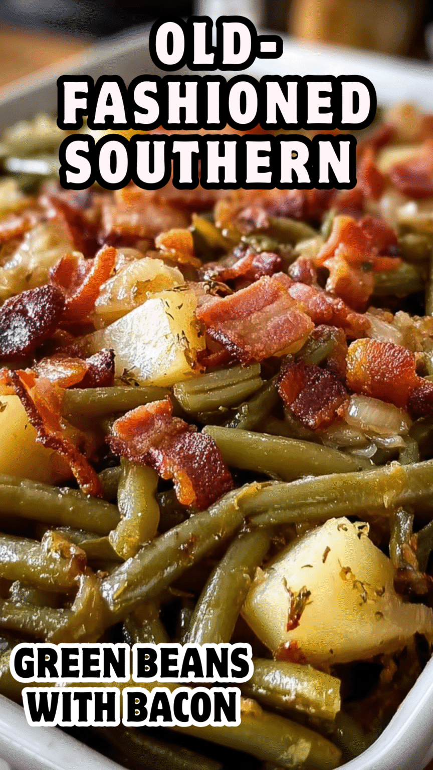 Old-Fashioned Southern Green Beans with Bacon