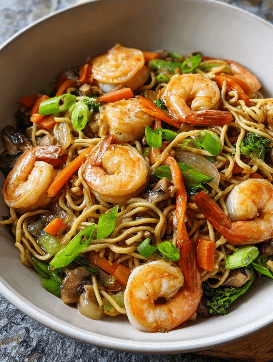Shrimp Stir Fry with Noodles My Go-To Weeknight Comfort Meal