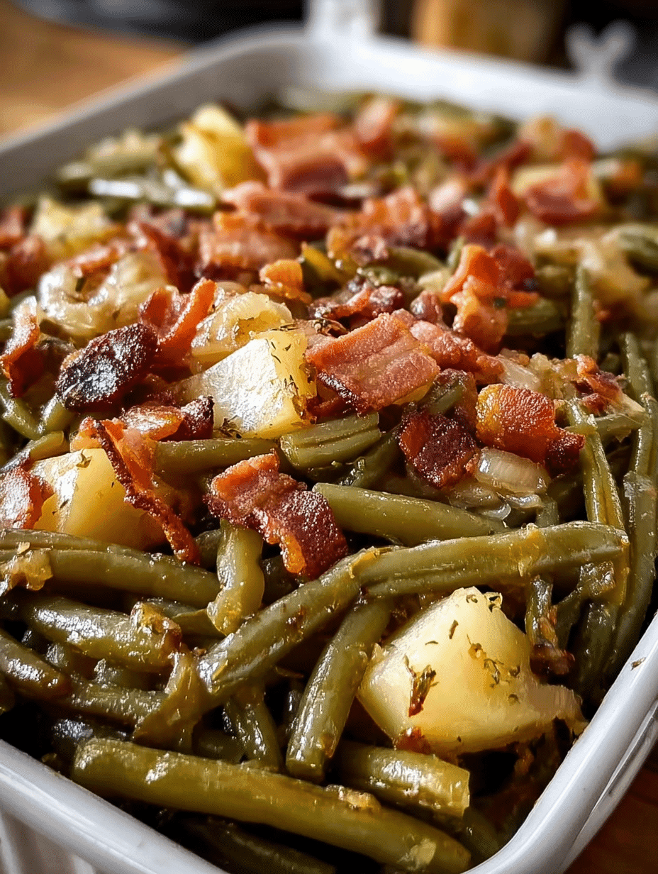 Southern Green Beans with Bacon
