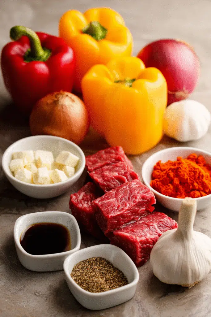 Ingredients You Need for Perfect Pepper Crockpot Beef Chili