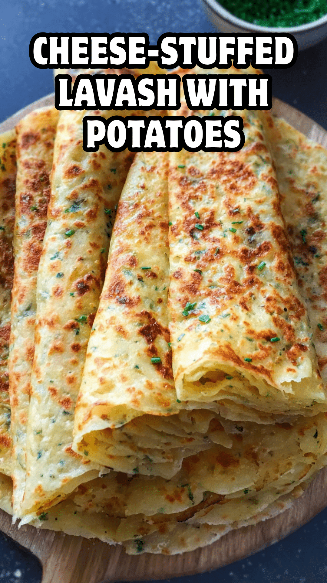 Cheese-Stuffed Lavash with Potatoes (Easy Skillet Recipe)