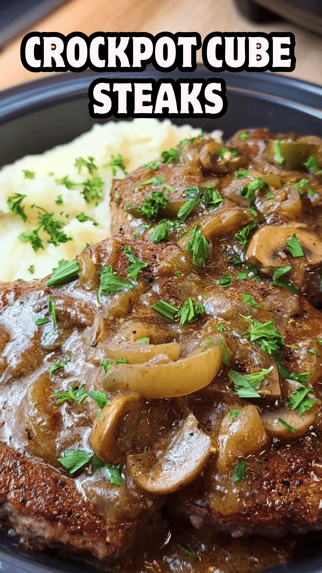 Crockpot Cube Steaks – Easy Slow Cooker Dinner