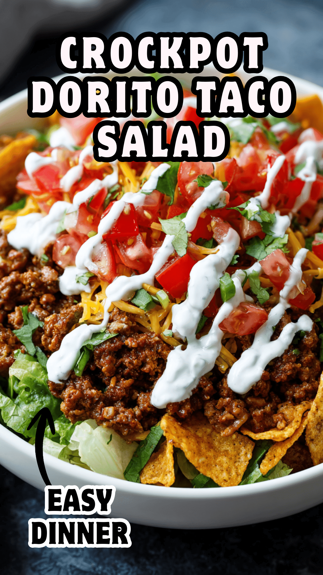 Crockpot Dorito Taco Salad – Easy Slow Cooker Dinner
