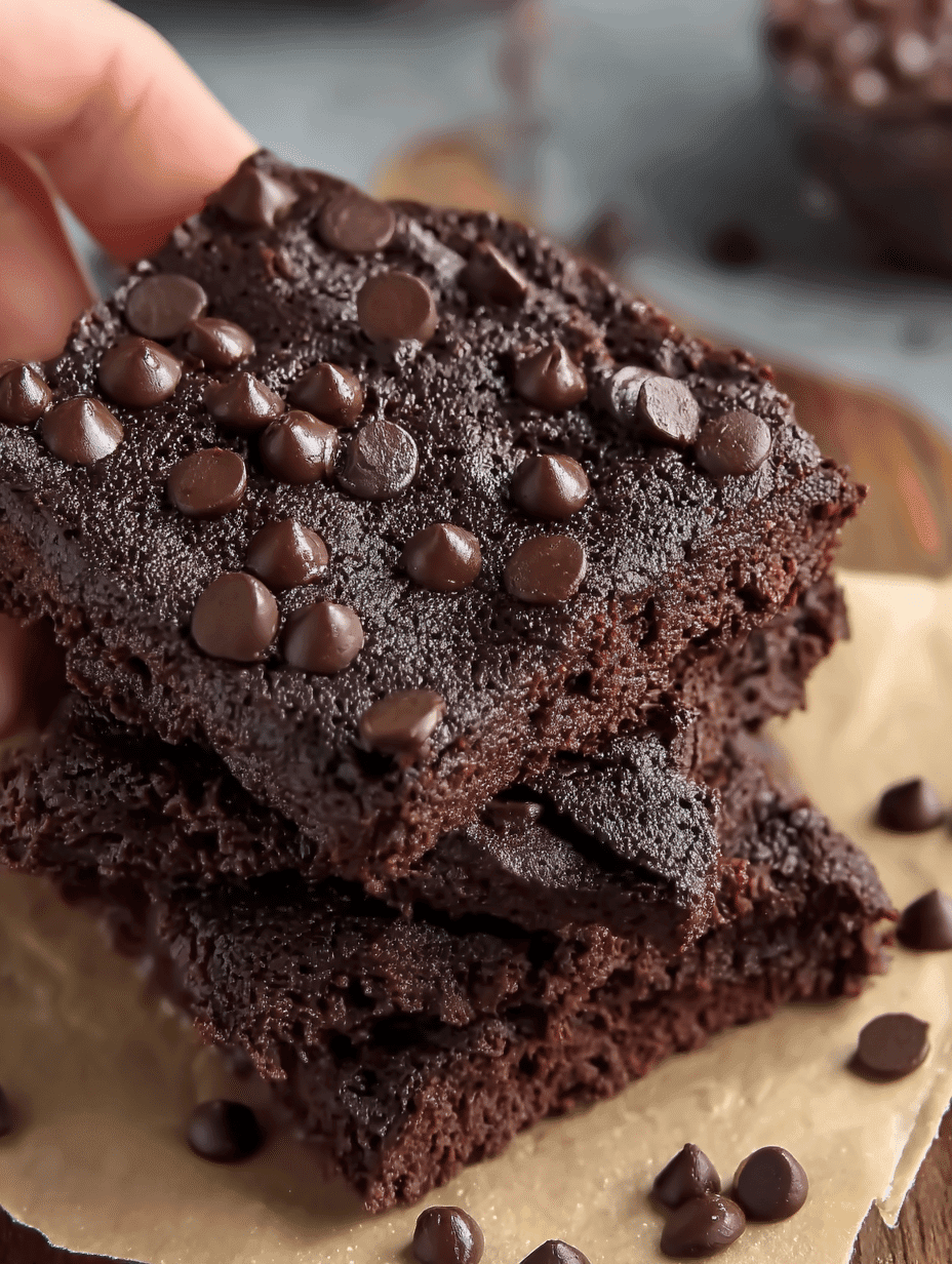 Healthy High Protein Sweet Potato Brownies