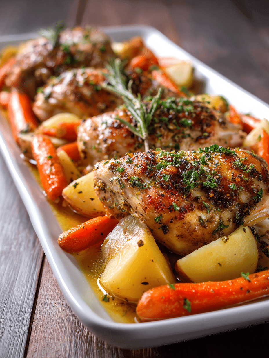 Ranch Chicken, carrots, & potatoes