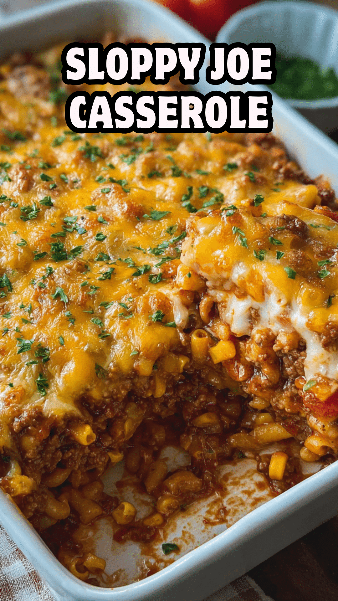Sloppy Joe Casserole – Easy Cheesy Family Dinner