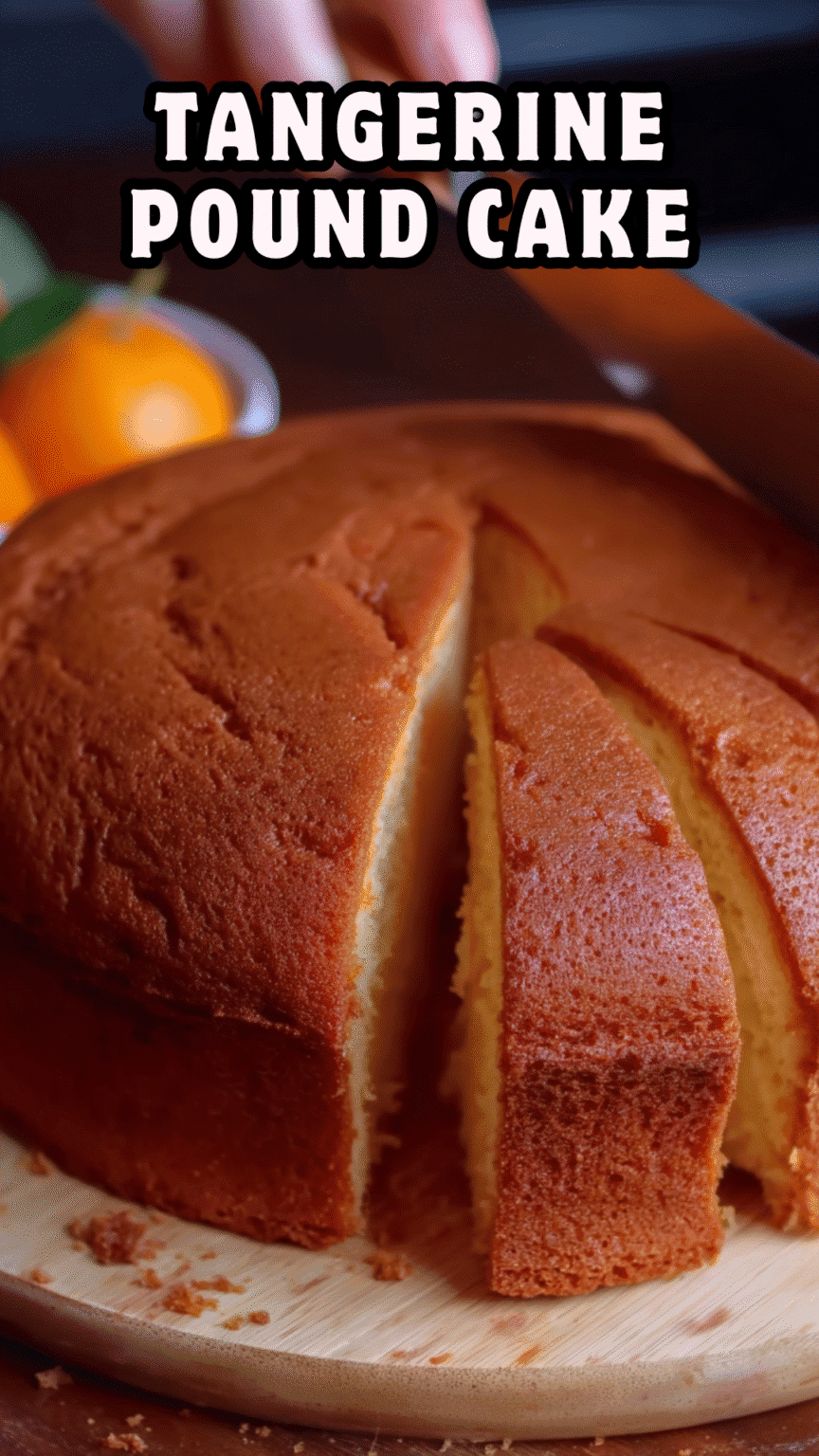 Tangerine Pound Cake – Easy, Moist, and Full of Citrus Flavor