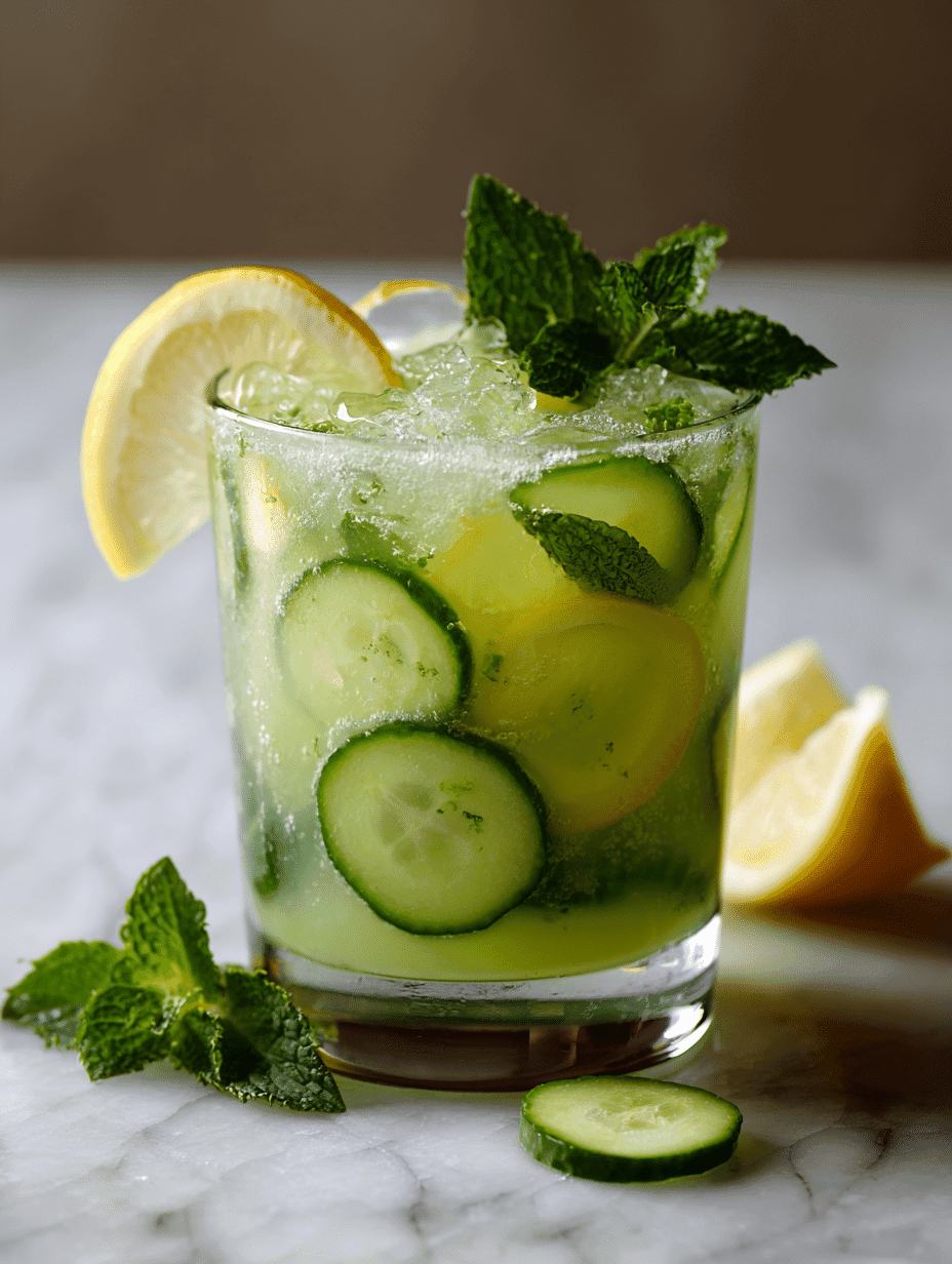 FRESH CUCUMBER LEMONADE