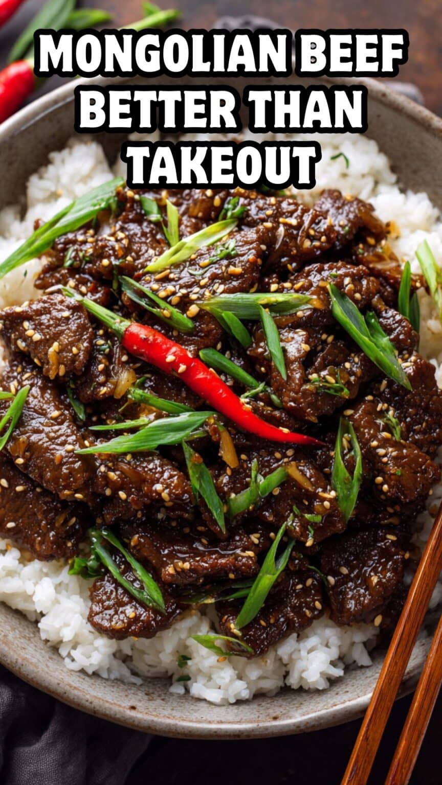 Mongolian Beef better than takeout