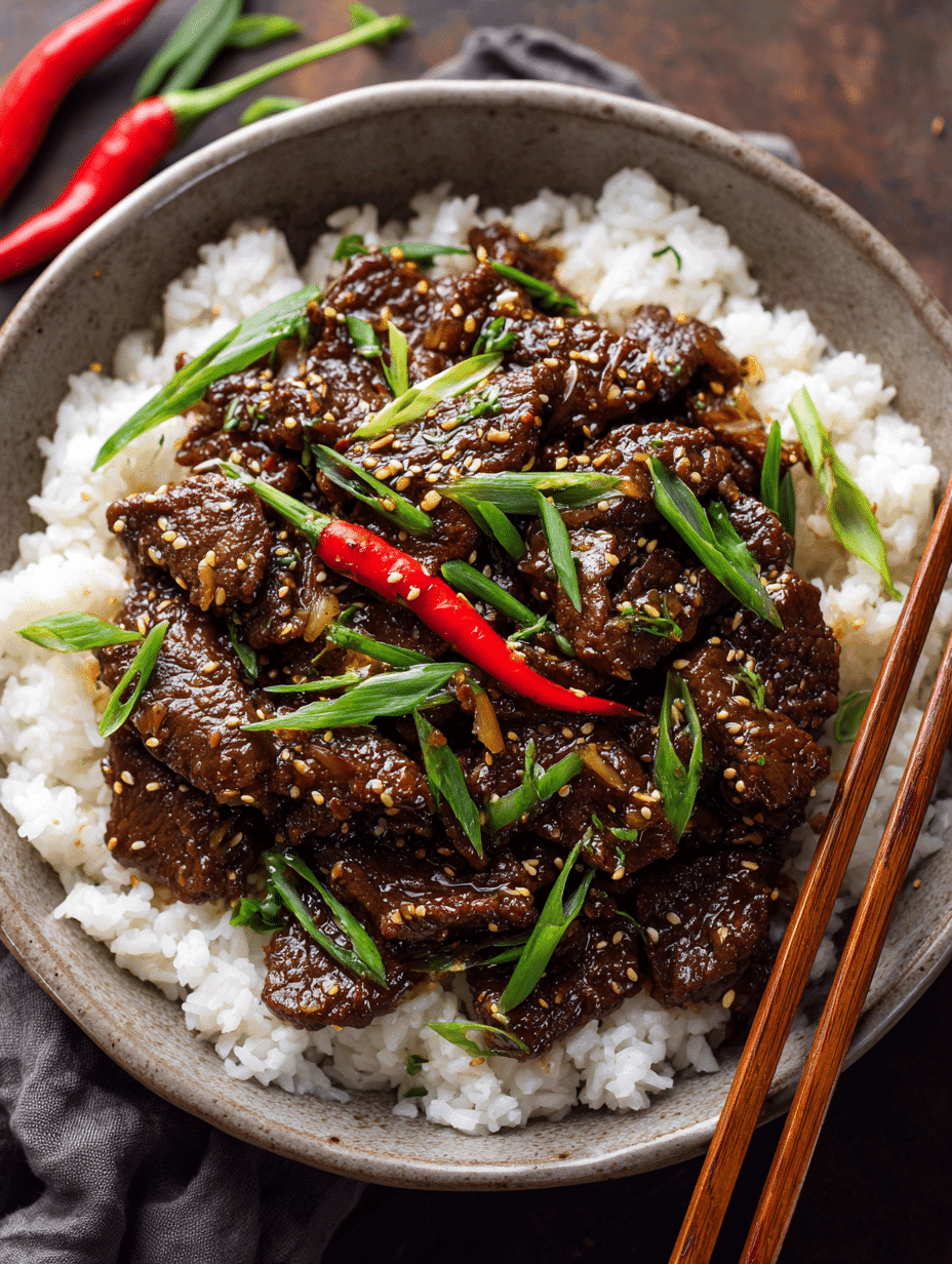 Mongolian Beef better than takeout