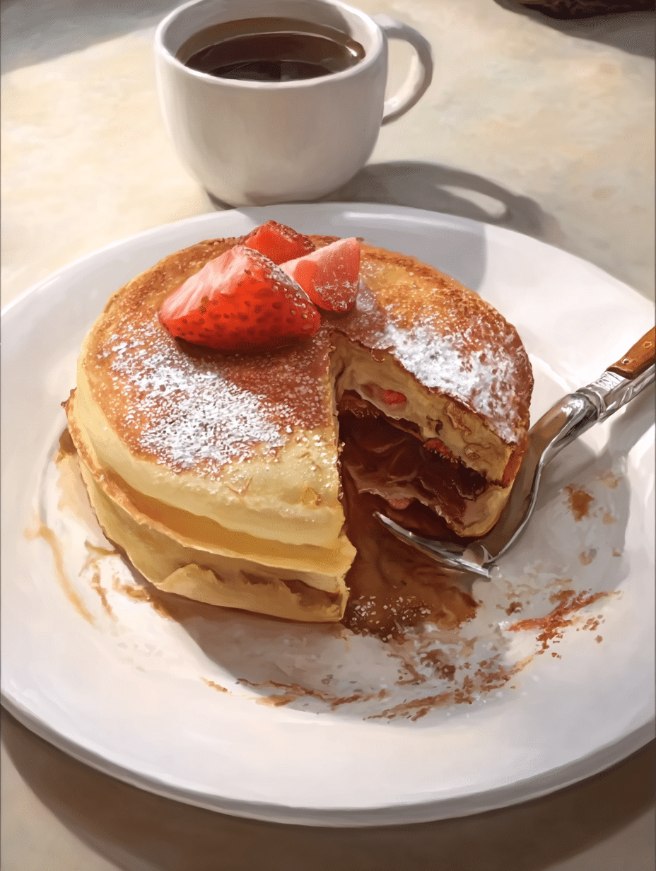 Pancake for afternoon coffee