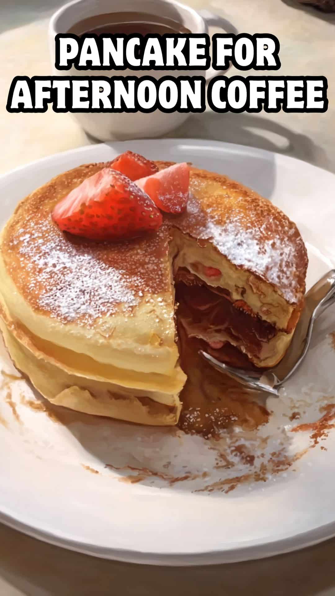 Pancake for afternoon coffee