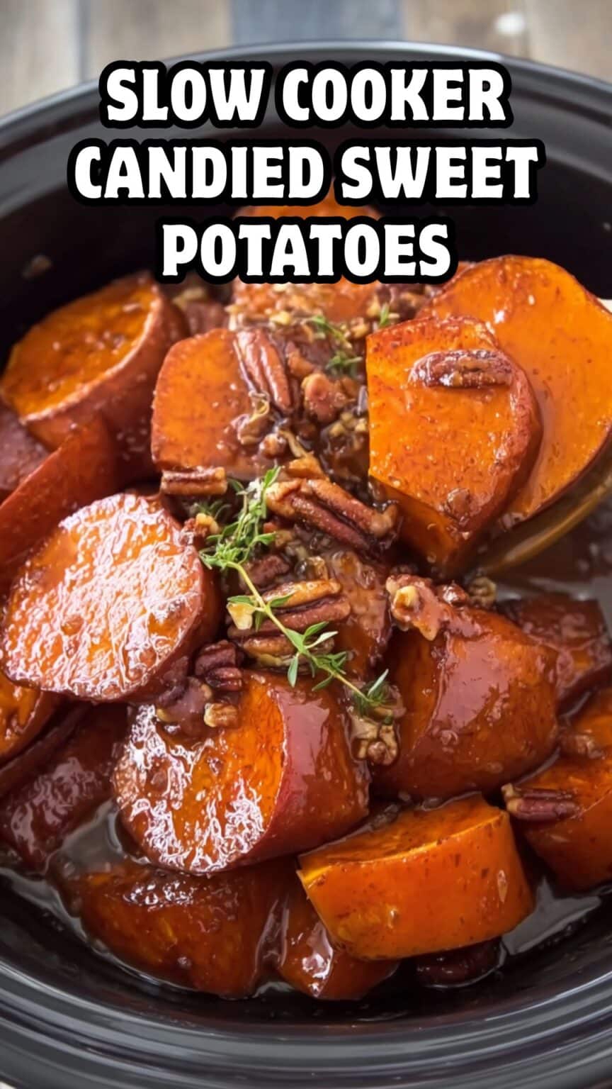 Slow Cooker Candied Sweet Potatoes