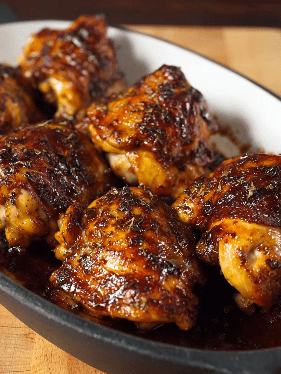 chicken in a pan with NO oil