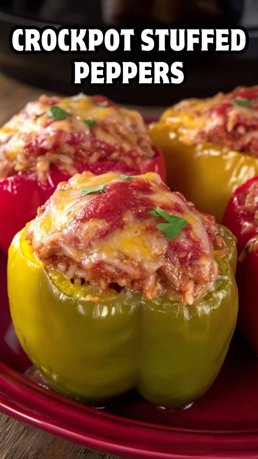 crockpot stuffed peppers