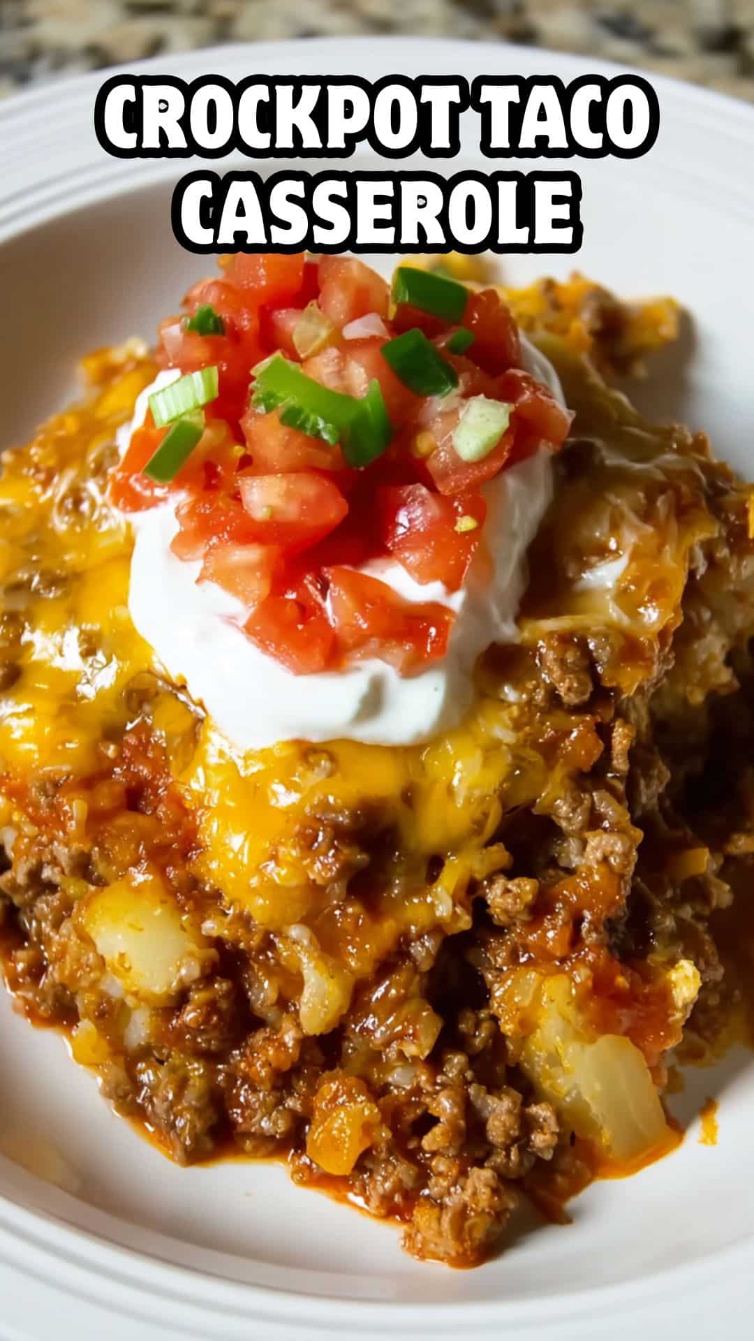 crockpot taco casserole