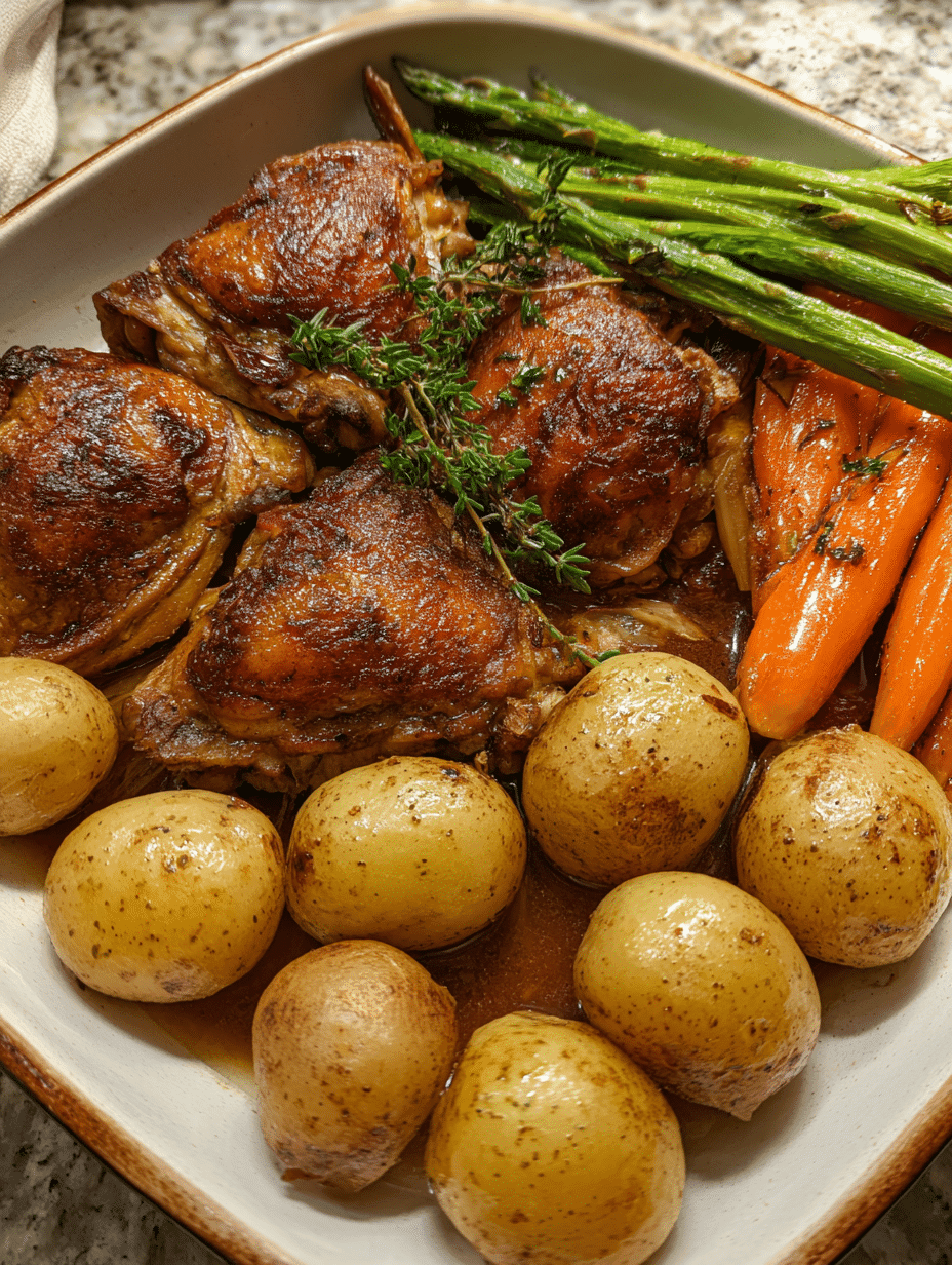 Slow Cooker Chicken Thigh Dinner