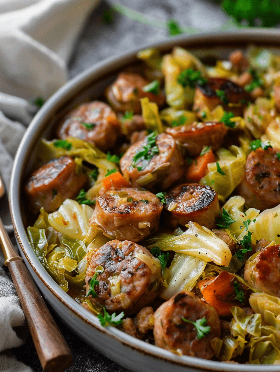 Butter Cabbage and Sausage: The Cozy One-Pan Dinner That Saved My Busy Weeknights