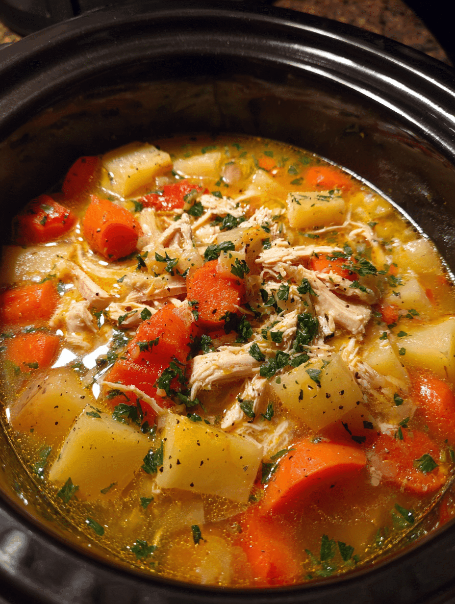Crockpot Chicken and Potato Soup The Cozy Family Dinner That Saved My Busy Weeknights