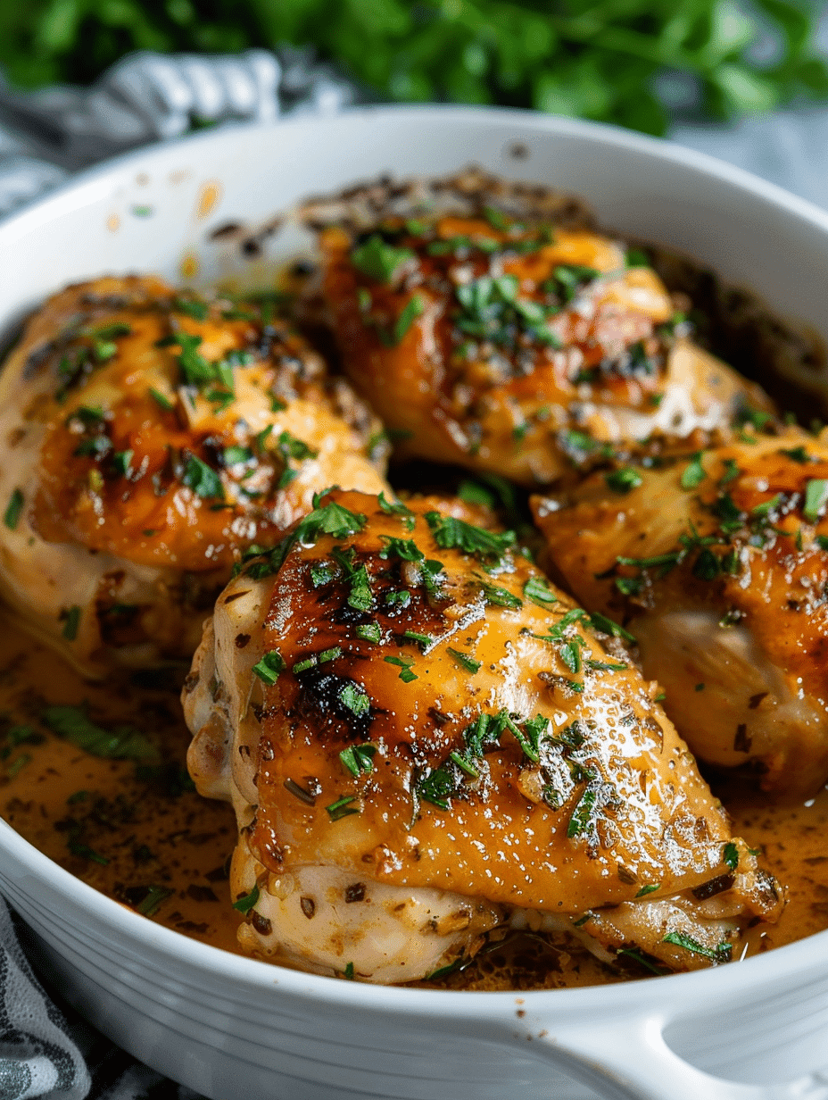 Crockpot Garlic Butter Chicken