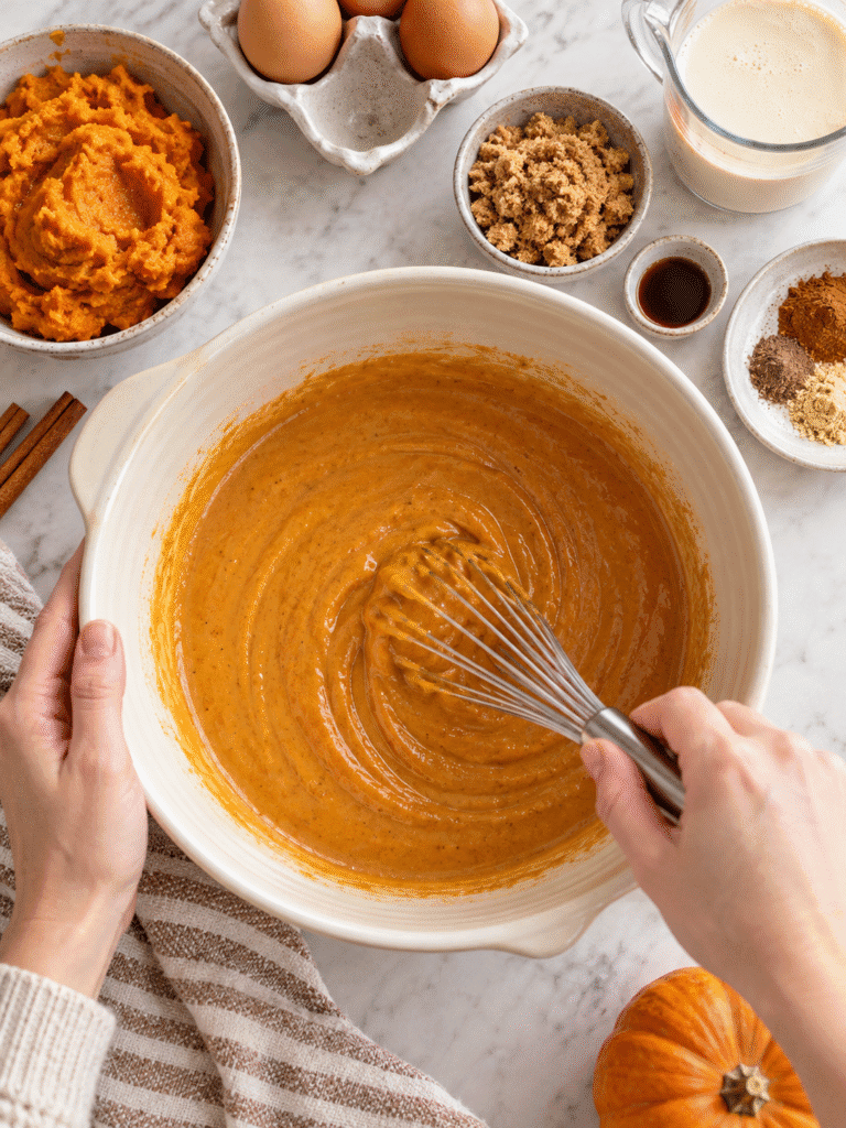 Make the pumpkin filling